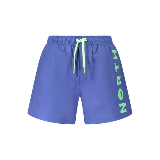 North Sails Blue Nylon Men's Swim Trunk - ClickThatClicks 