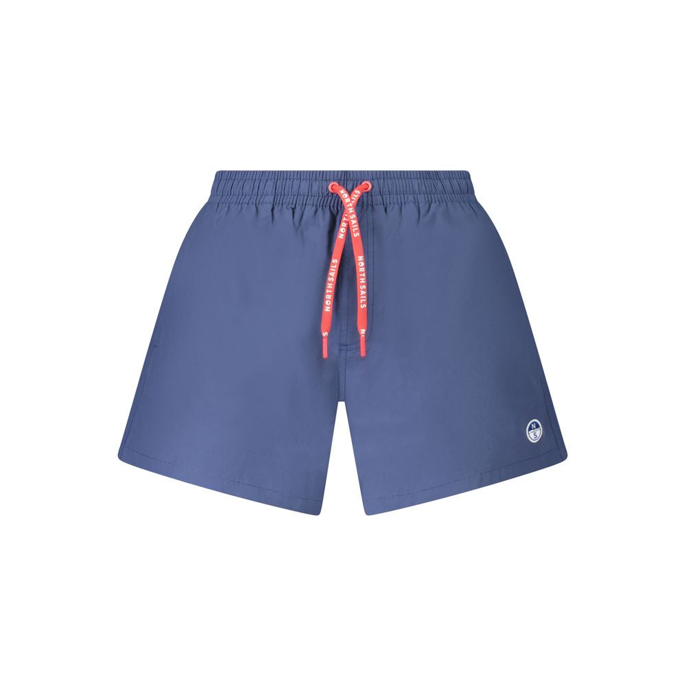 North Sails Blue Nylon Men's Swim Boxer - ClickThatClicks 