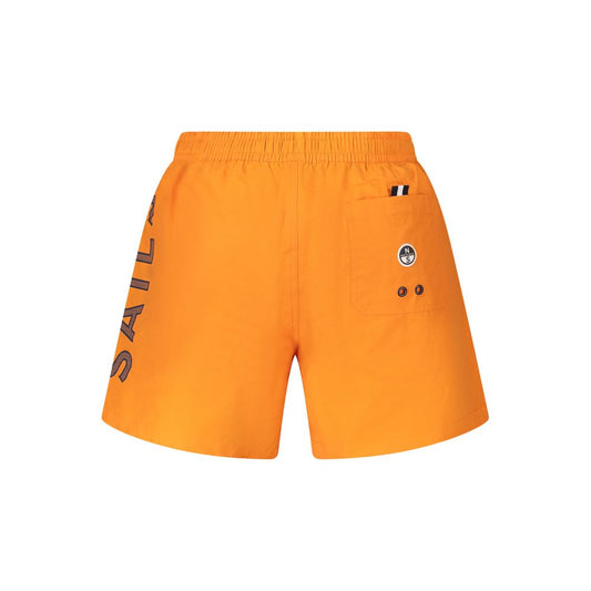 North Sails Arancione Nylon Mens Swim Trunk - ClickThatClicks 