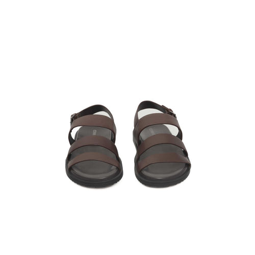 Cerruti 1881 Brown Cowhide Men Sandal - ClickThatClicks 
