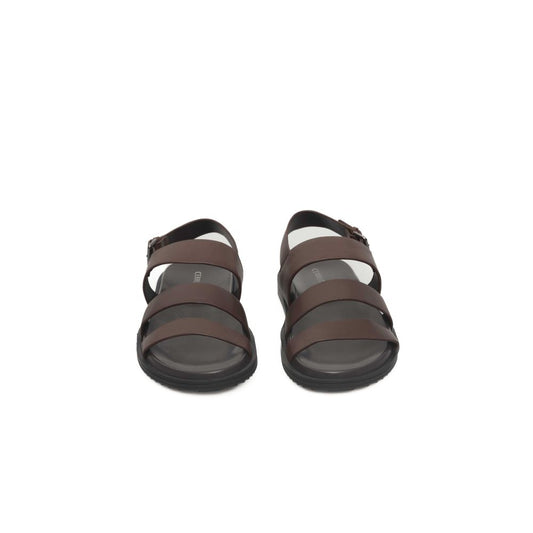 Cerruti 1881 Brown Cowhide Men Sandal - ClickThatClicks 