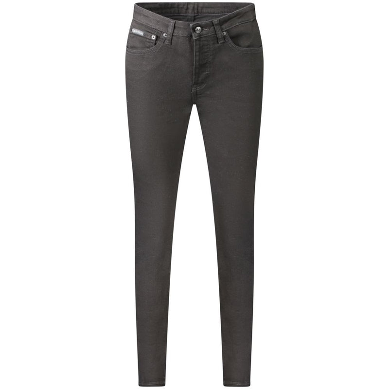Calvin Klein Black Cotton Jeans Denim