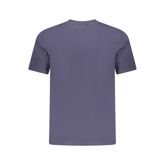 Napapijri Blue Cotton Men T-Shirt
