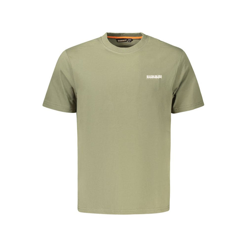 Napapijri Green Cotton Men T-Shirt