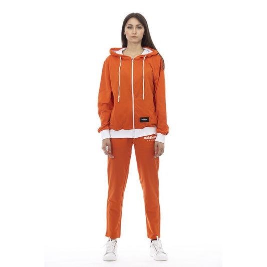 Baldinini Trend Orange Cotton Women Sweater - ClickThatClicks 