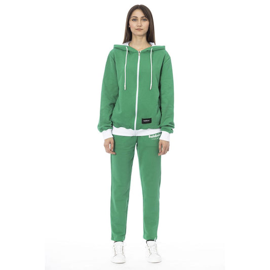 Baldinini Trend Green Cotton Women Sweater - ClickThatClicks 