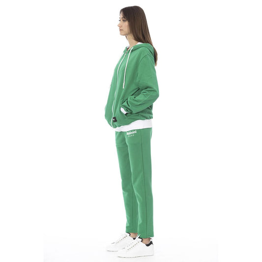 Baldinini Trend Green Cotton Women Sweater - ClickThatClicks 