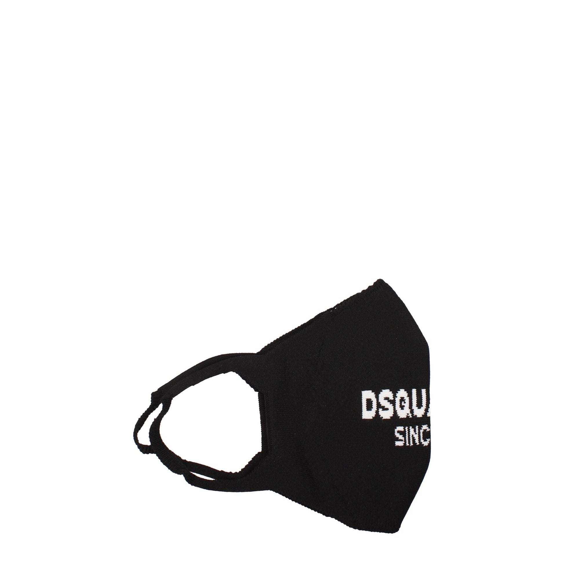 Dsquared² Black Polipropilene Facemask - ClickThatClicks 