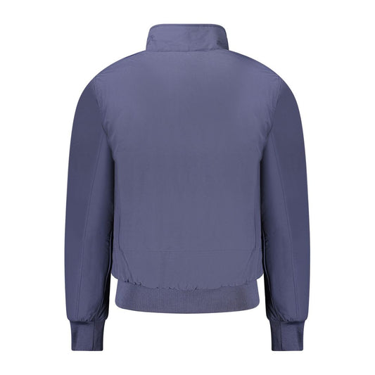 North Sails Blue Polyester Men's Bomber Jacket - ClickThatClicks 