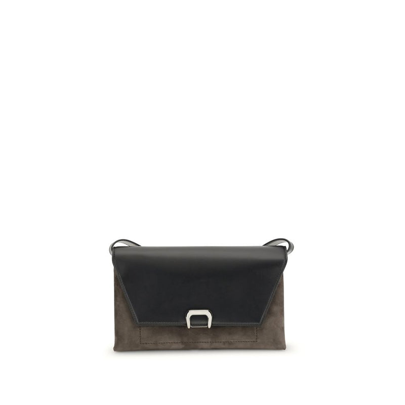Brunello Cucinelli Black Leather Shoulder Bag