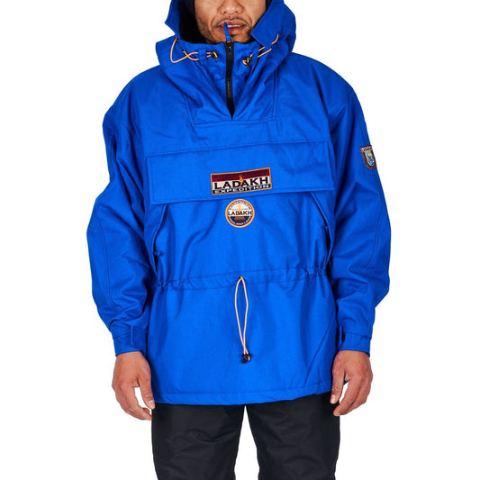 Ladakh Blue Polyester Men's Jacket - ClickThatClicks 