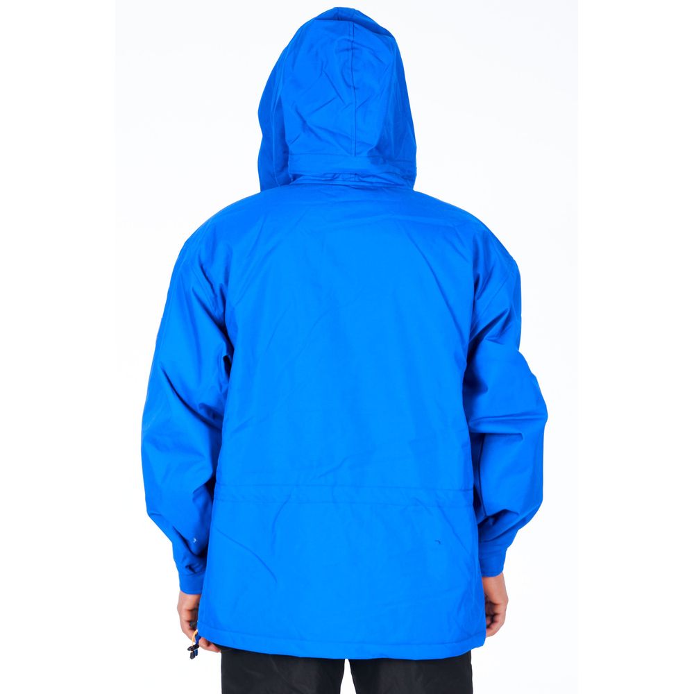 Ladakh Blue Polyester Men's Jacket - ClickThatClicks 