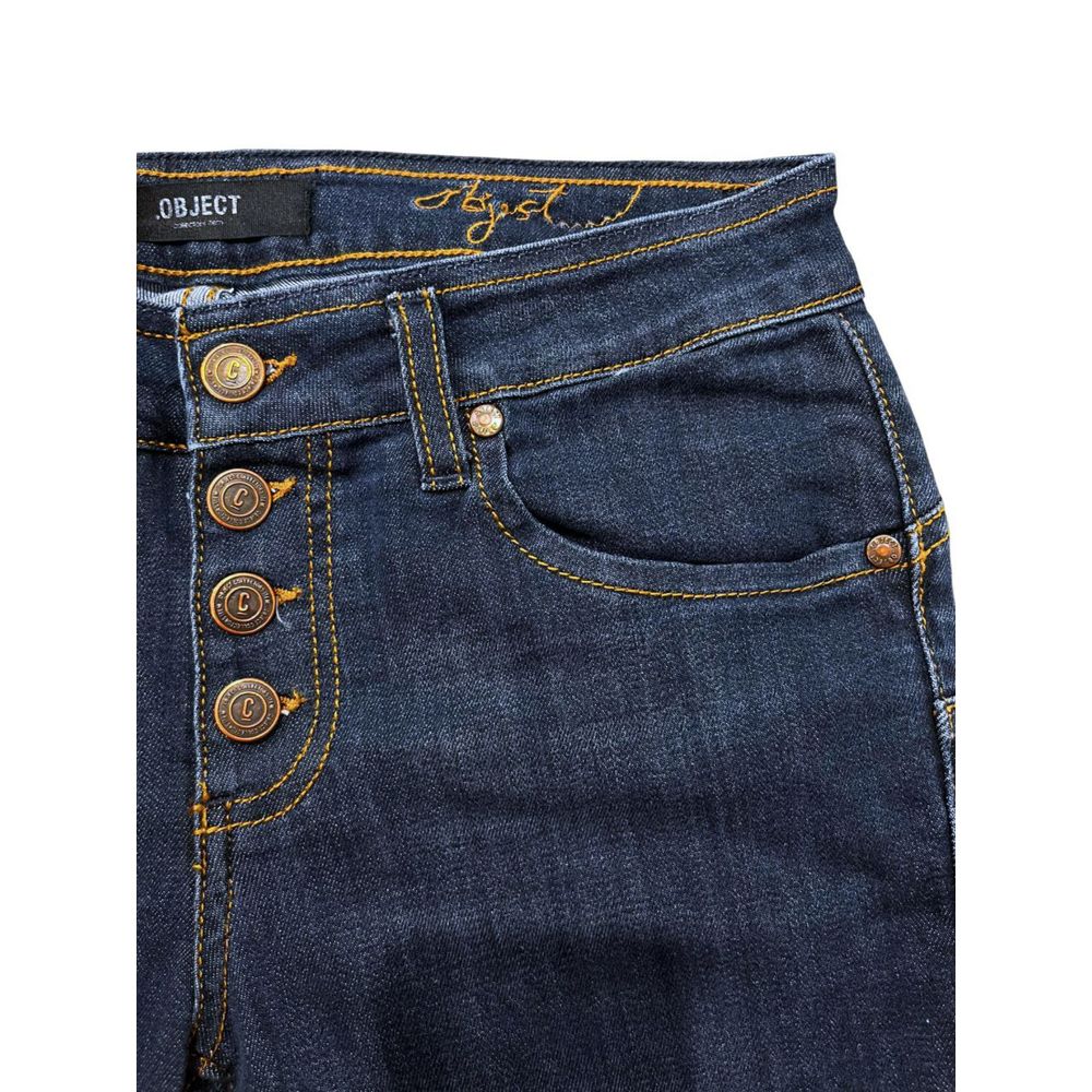 Object Blue Cotton Women's Jeans - ClickThatClicks 