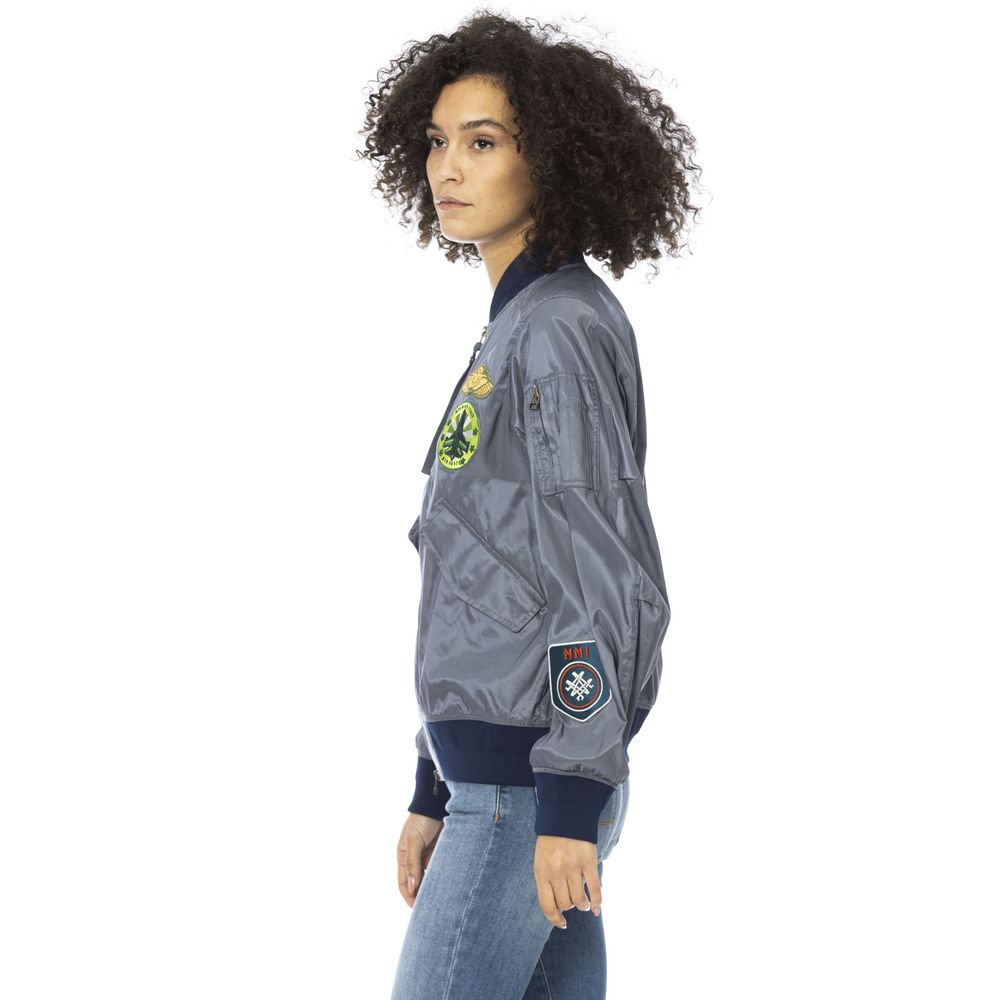 Mr&Mrs Italy Light Blue Polyamide Women Jacket - ClickThatClicks 