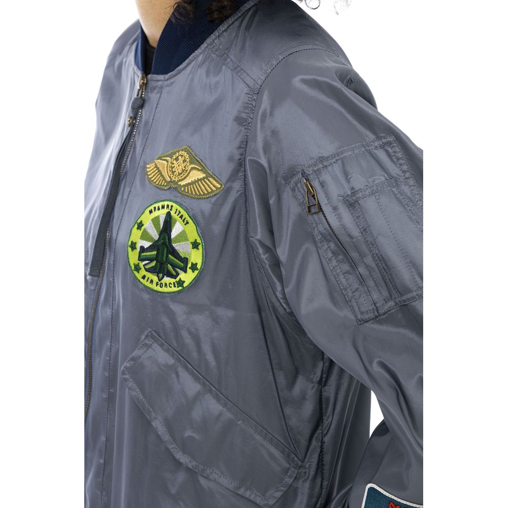 Mr&Mrs Italy Light Blue Polyamide Women Jacket - ClickThatClicks 