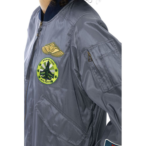 Mr&Mrs Italy Light Blue Polyamide Women Jacket - ClickThatClicks 