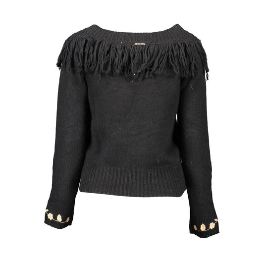 Blugirl Black Viscose Women Sweater - ClickThatClicks 