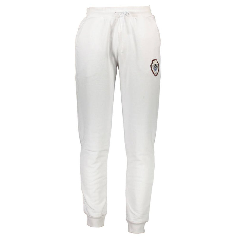 Cavalli Class White Cotton Pant