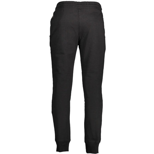 Napapijri Black Cotton Men's Sweatpant - ClickThatClicks 
