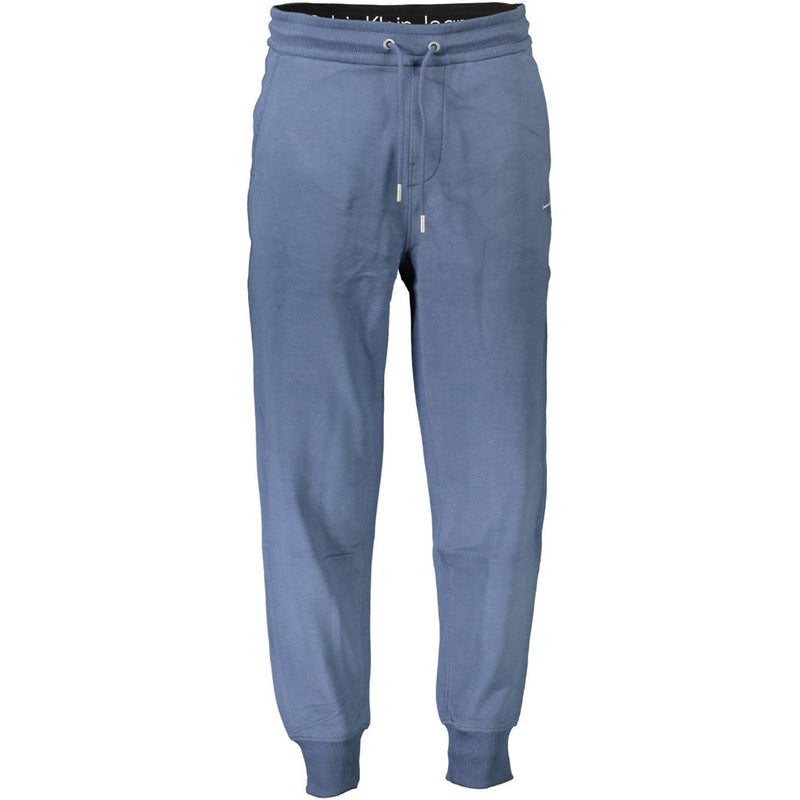 Calvin Klein Blue Cotton Pant