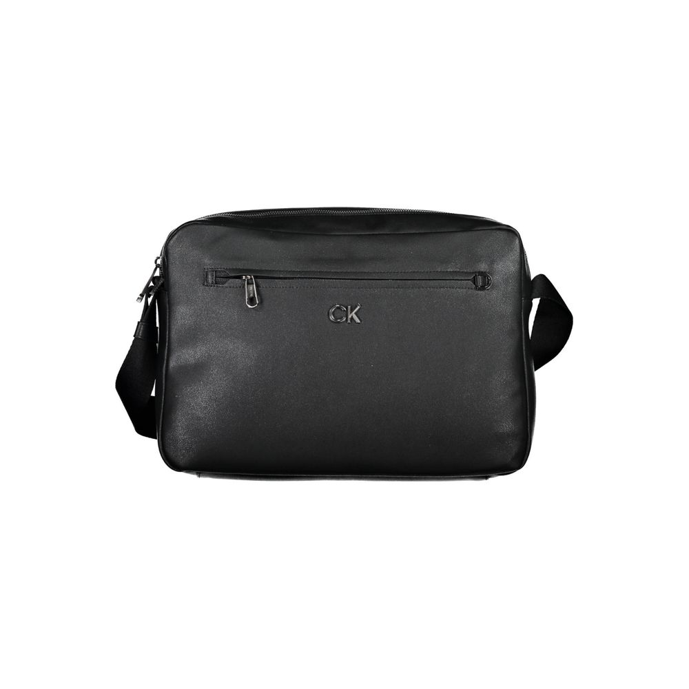 Calvin Klein Nero Recycled Polyester Men Briefcase - ClickThatClicks 