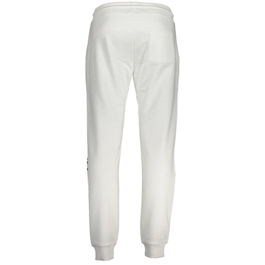 Cavalli Class Bianco Cotton Men Sport Pant - ClickThatClicks 