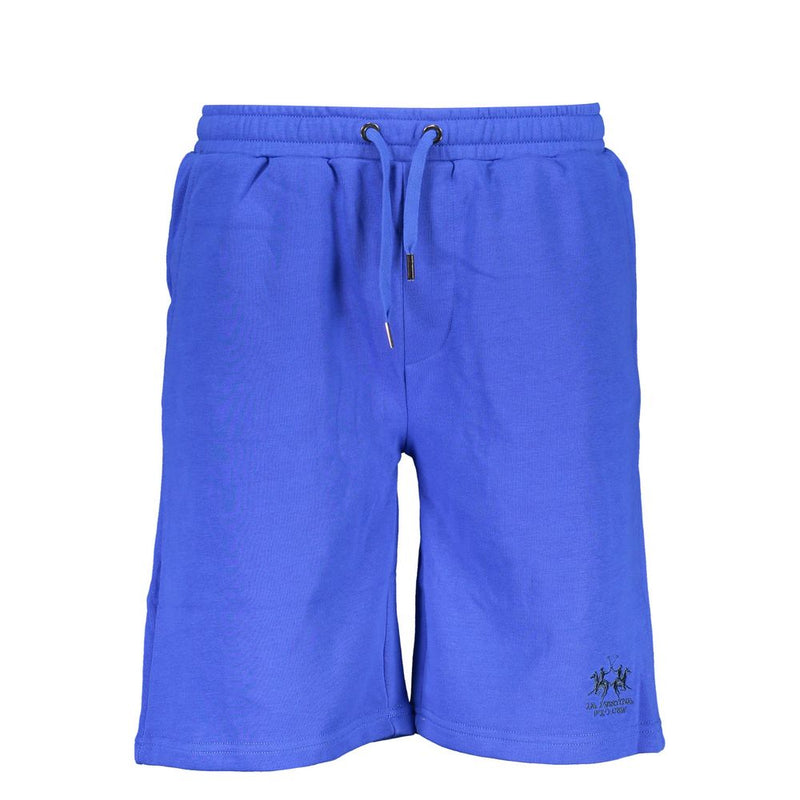 La Martina Blue Cotton Pant