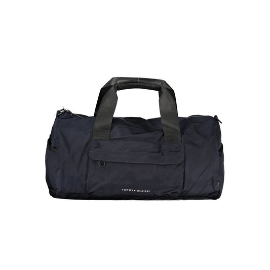 Tommy Hilfiger Blue Polyester Men's Bag with Adjustable Shoulder Strap - ClickThatClicks 