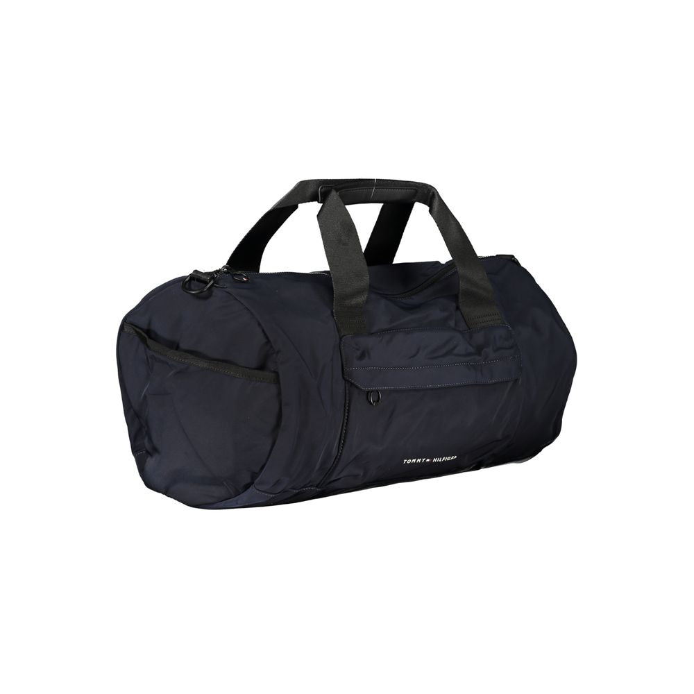 Tommy Hilfiger Blue Polyester Men's Bag with Adjustable Shoulder Strap - ClickThatClicks 