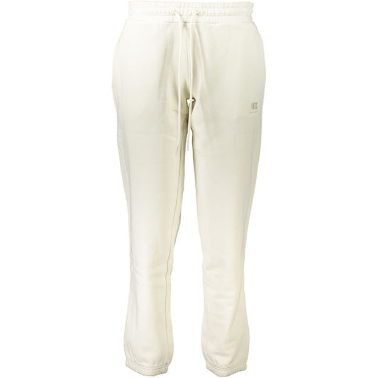 Napapijri White Cotton Women's Sweatpant - ClickThatClicks 
