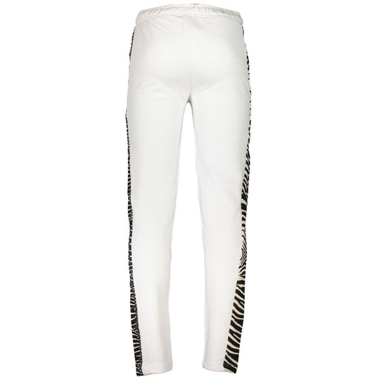 Cavalli Class White Cotton Men's Sweatpant - ClickThatClicks 