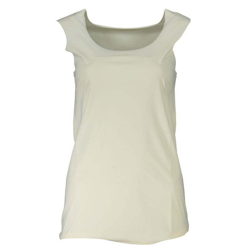 Patrizia Pepe White Elastane Tank Top