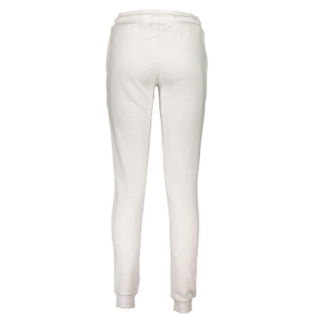 Cavalli Class White Cotton Women's Sweatpant - ClickThatClicks 