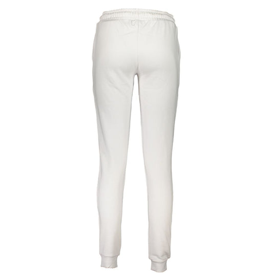 Cavalli Class White Cotton Women's Sweatpant - ClickThatClicks 
