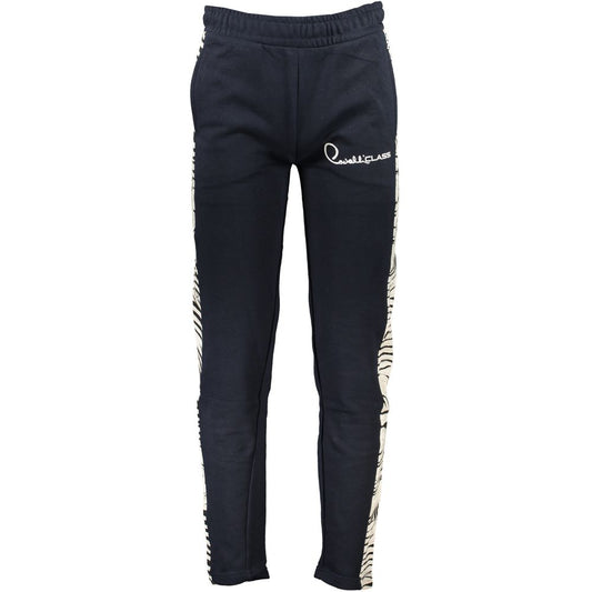 Cavalli Class Blu Cotton Men's Sweatpants - ClickThatClicks 
