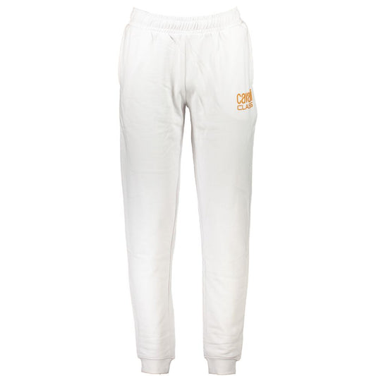 Cavalli Class Bianco Cotton Men Hoodie - ClickThatClicks 