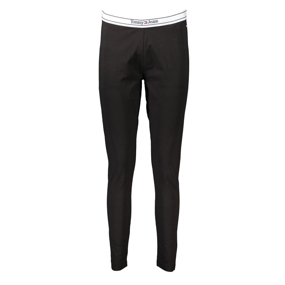 Tommy Hilfiger Black Cotton Women's Legging - ClickThatClicks 
