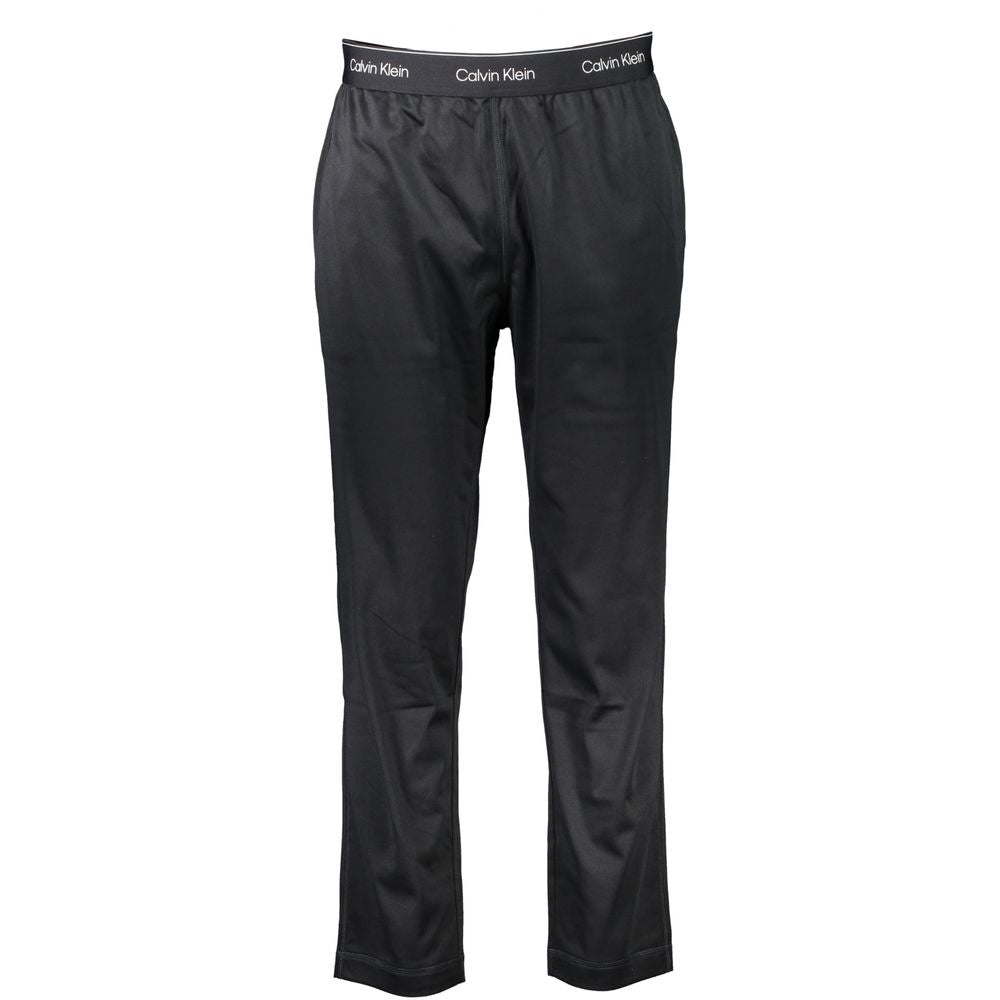 Calvin Klein Black Polyester Men's Track Pant - ClickThatClicks 