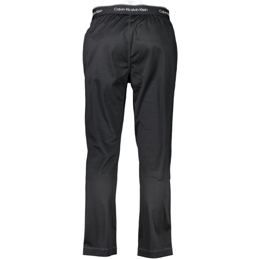 Calvin Klein Black Polyester Men's Track Pant - ClickThatClicks 