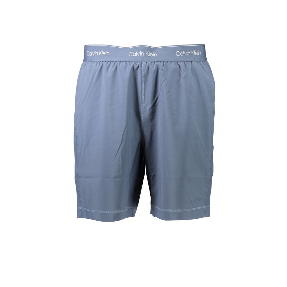Calvin Klein Blue Polyester Pant