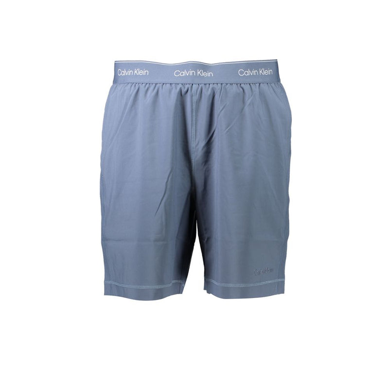 Calvin Klein Blue Polyester Pant
