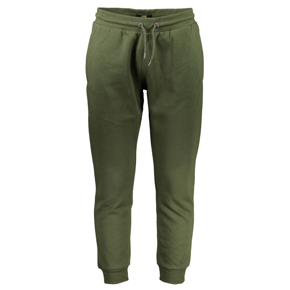 Cavalli Class Verde Polyester Men Sweatpant - ClickThatClicks 