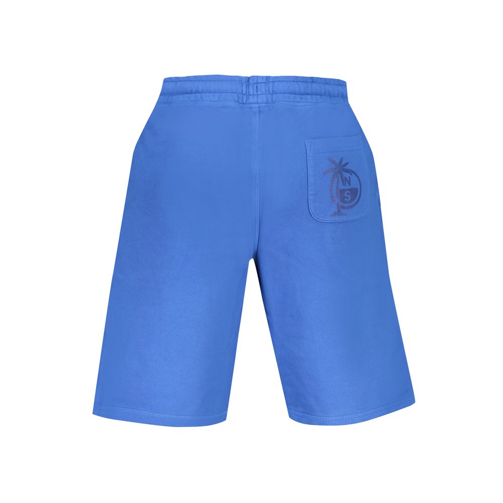 North Sails Blue Cotton Men's Sweatpants - ClickThatClicks 