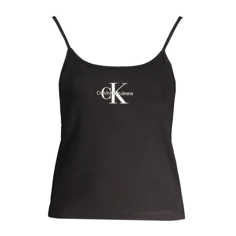 Calvin Klein Black Cotton Tank Top