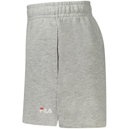 Fila Gray Cotton Shorts - ClickThatClicks 