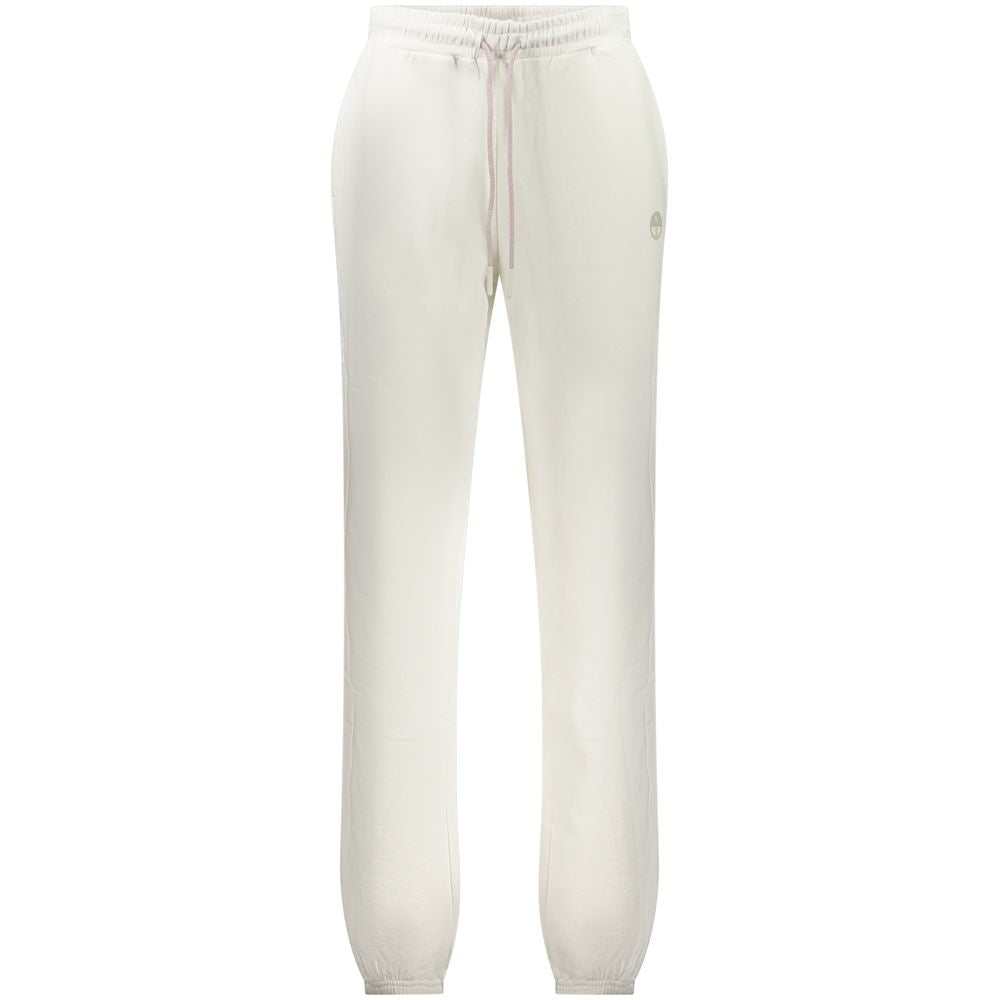 North Sails White Cotton Women's Sweatpant - ClickThatClicks 