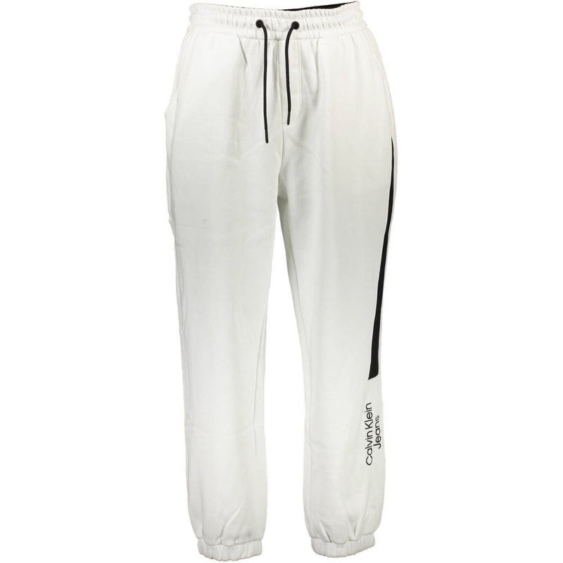 Calvin Klein White Cotton Pant