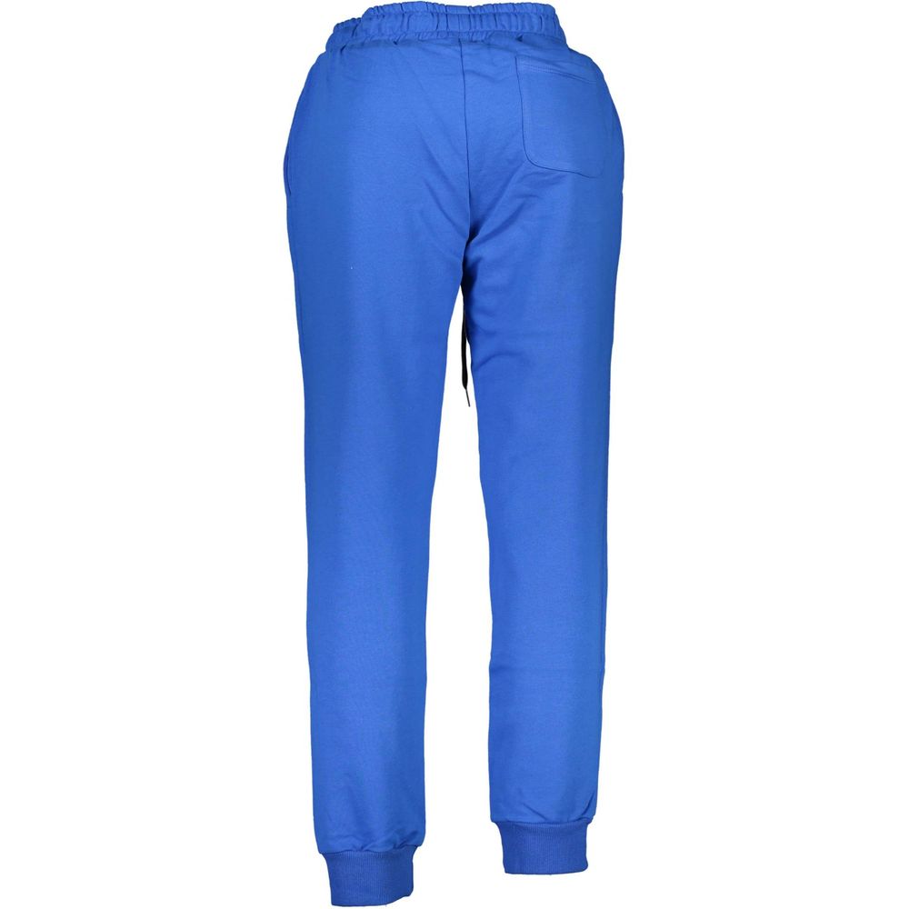 La Martina Blue Cotton Men's Sweatpant - ClickThatClicks 