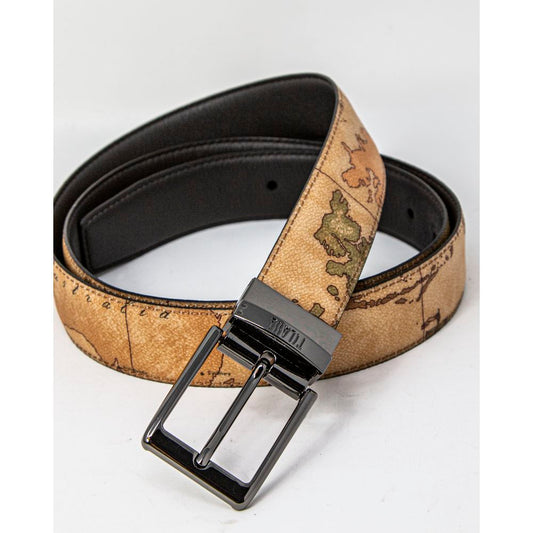 Alviero Martini Prima Classe Brown Leather Regular Belt - ClickThatClicks 