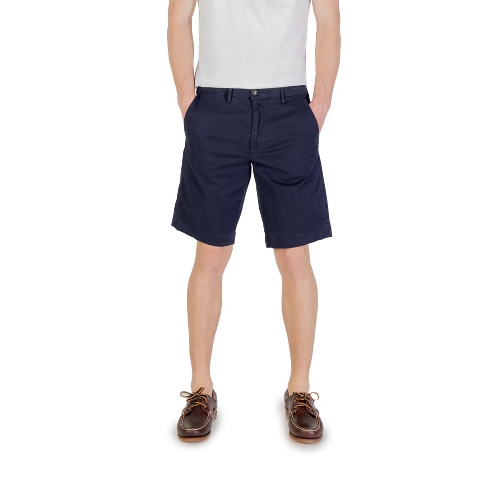 Borghese Blue Cotton Bermuda